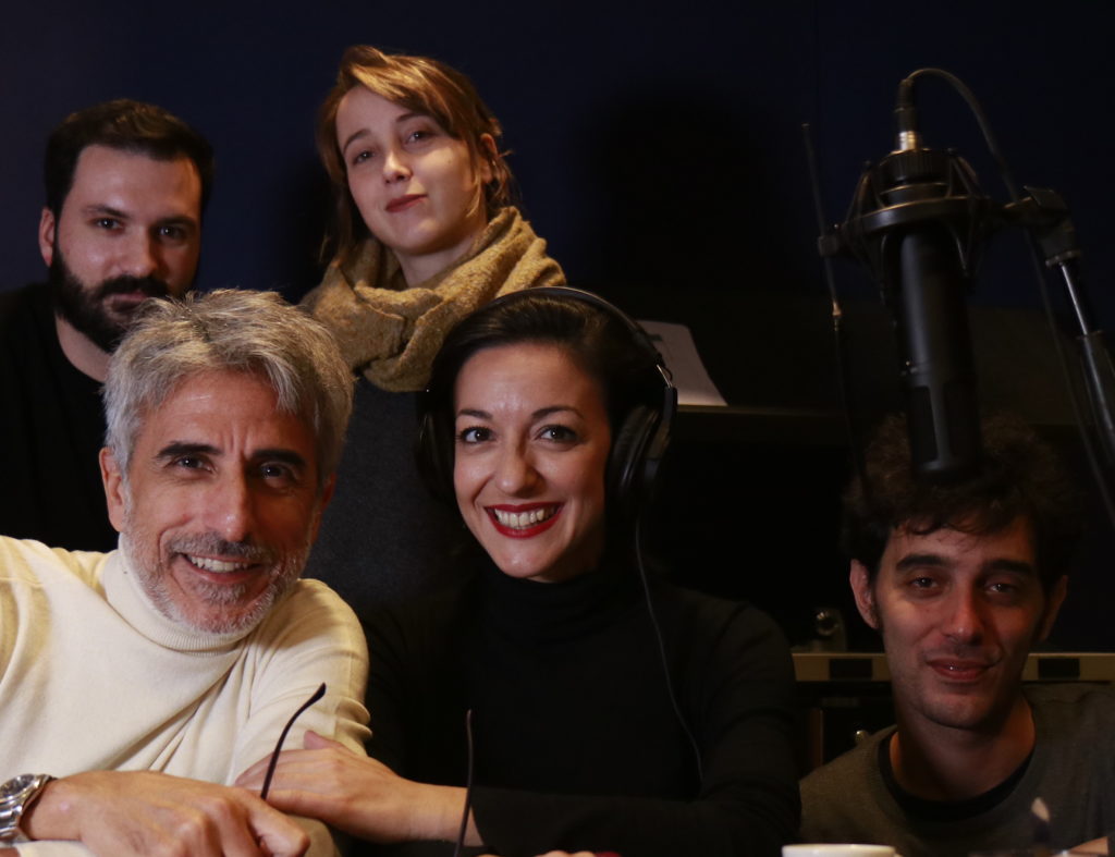 Parte del cast del podcast Agatha Christie Scomparsa